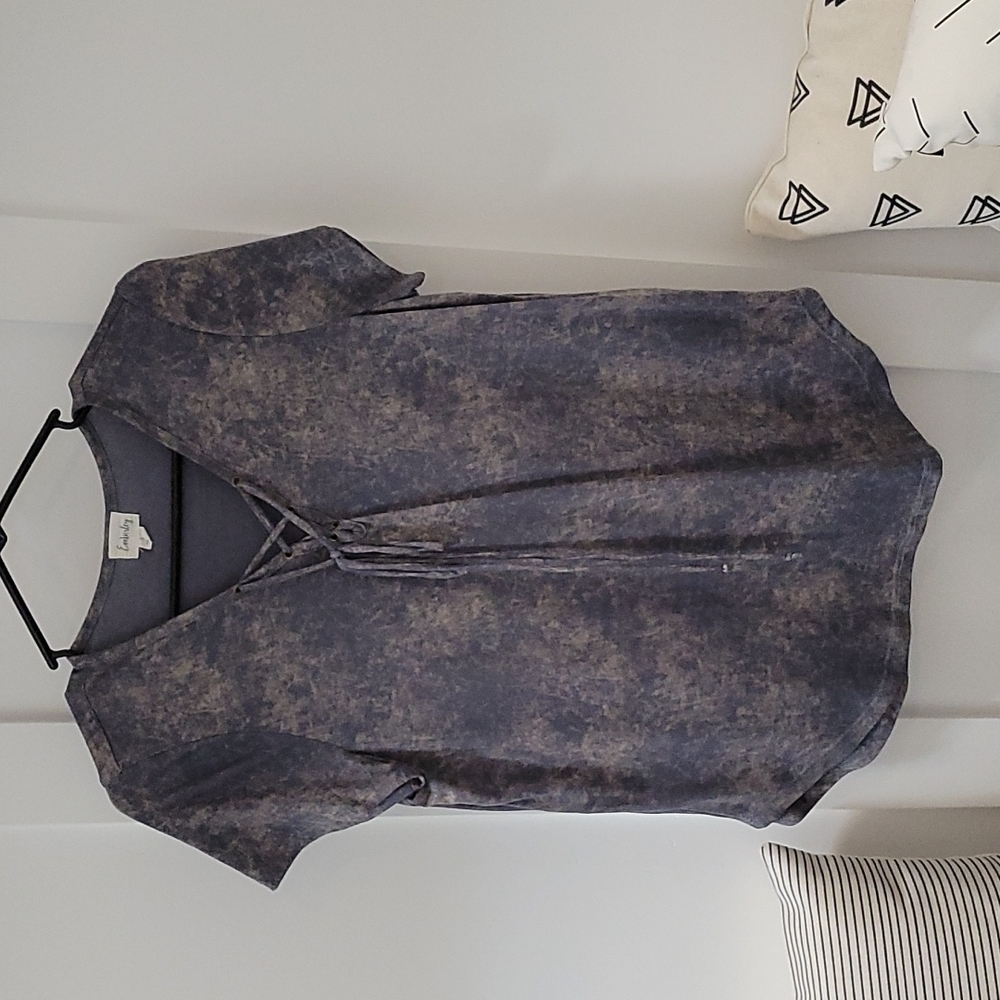 Lace up shirt